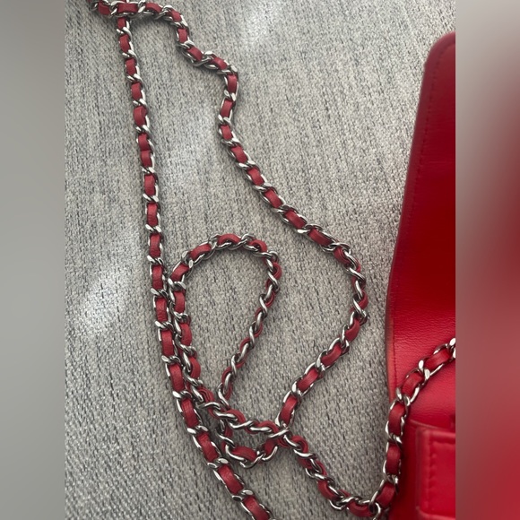 Chanel Lambskin Wallet on Chain Crossbody Bag - Picture 6 of 14